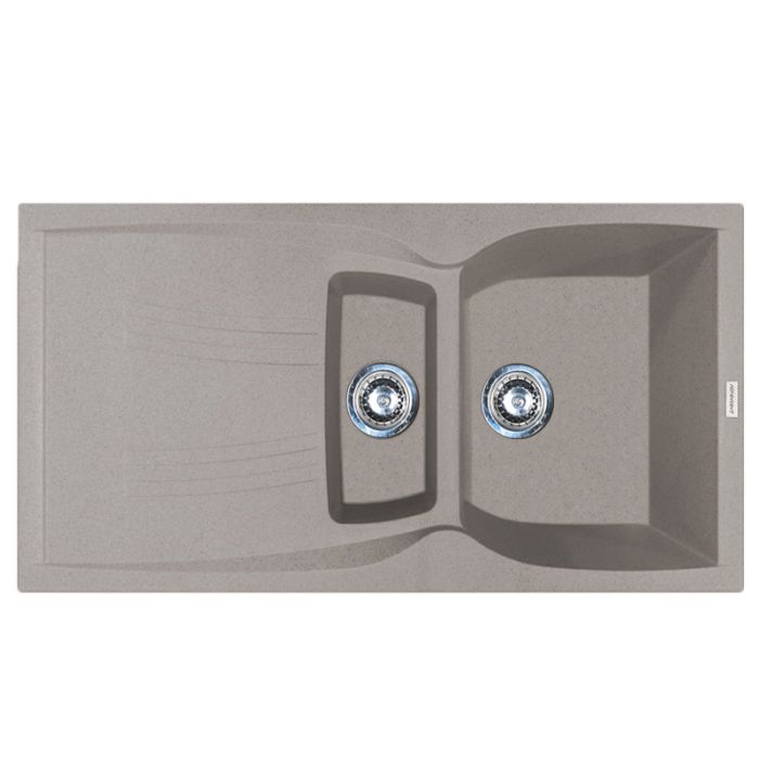 Кухонна мийка Adamant NEW LINE PLUS terra 975x495x235 мм, з крилом