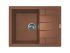 Кухонна мийка Adamant ANILA terra-cotta 645x495x200 мм, з крилом