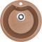 Кухонна мийка Adamant WAVE terra-cotta d 485x210 мм, без крила