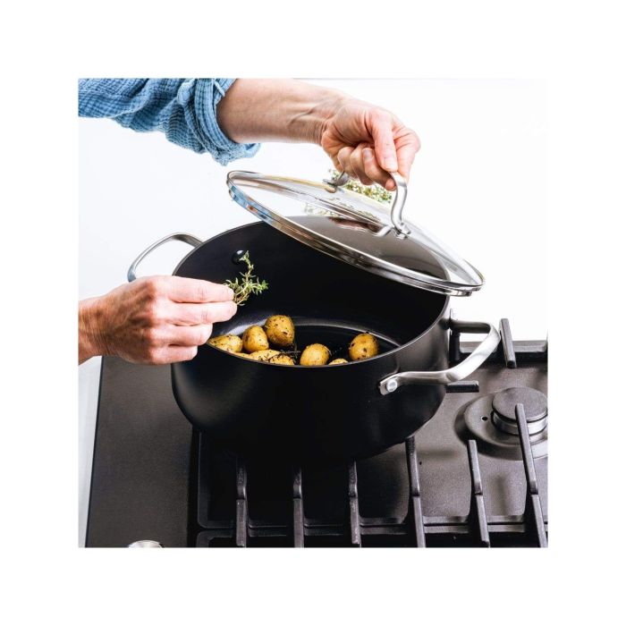 Каструля з кришкою GreenPan Copenhagen 24 см 4,9 л з керамічним покриттям (CC003346-001)