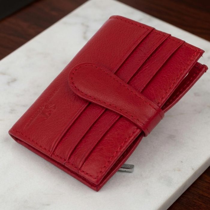 Гаманець-візитниця ST Leather 19211 червоний