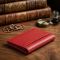 Визитница-книга ST Leather 19214 красная