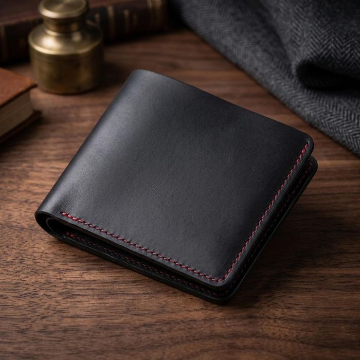 Шкіряне матове портмоне унісекс Grande Pelle 11542 чорний