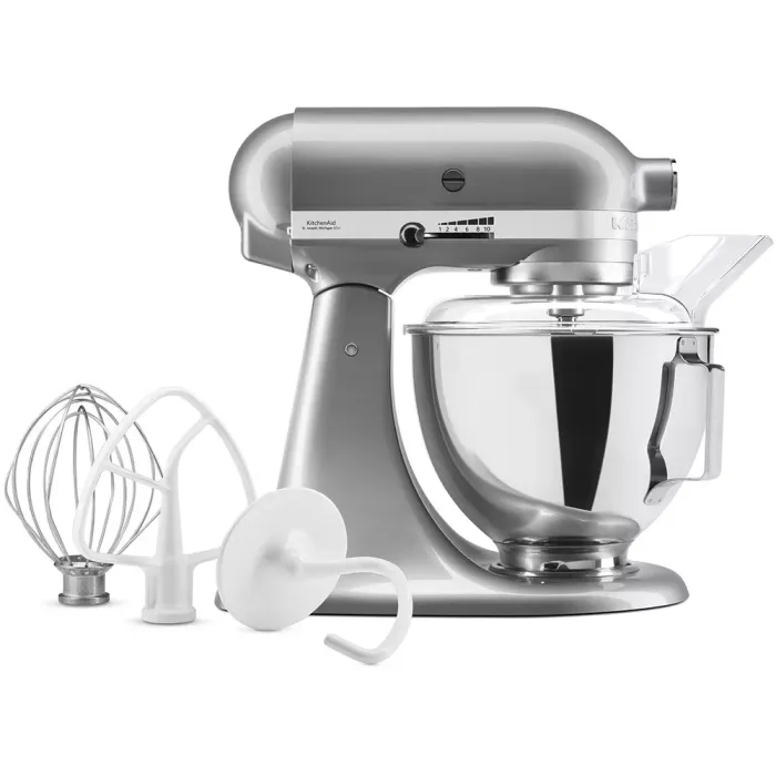 Кухонна машина KitchenAid Artisan 4,3 л 5KSM95PSEMC з відкидним блоком колір хром