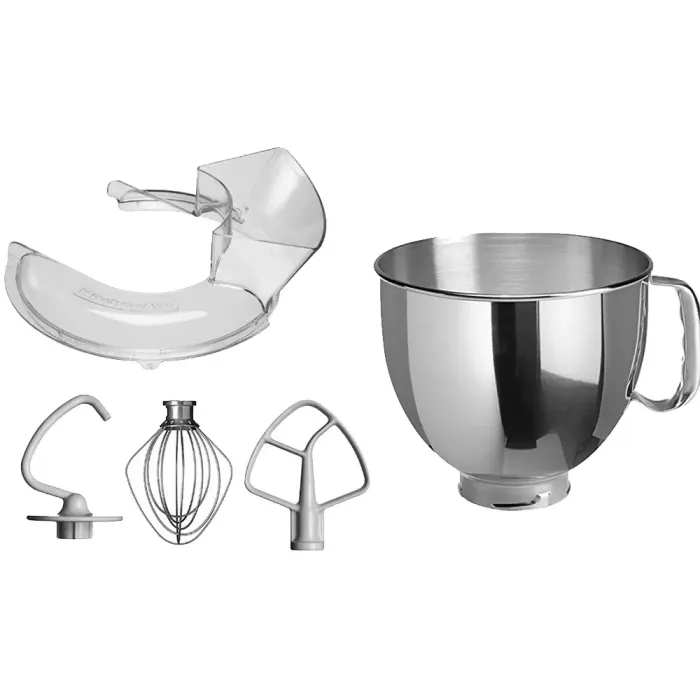 Кухонна машина KitchenAid Artisan 4,3 л 5KSM95PSEMC з відкидним блоком колір хром