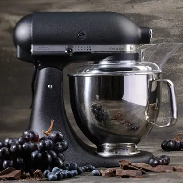 Кухонна машина KitchenAid Artisan 4,8 л 5KSM175PSEBK з відкидним блоком колір чавун