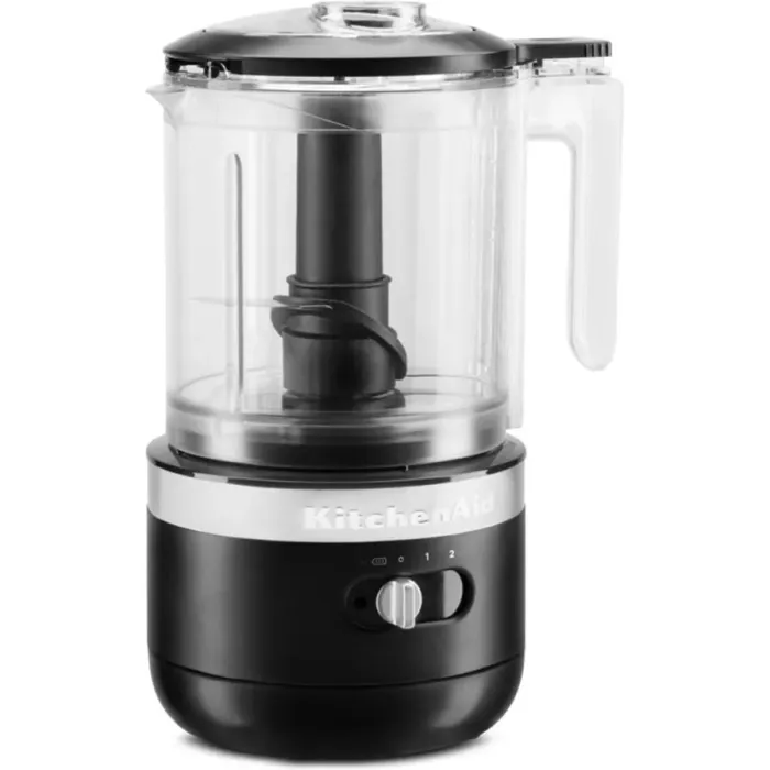 Кухонний мінікомбайн KitchenAid 5KFCB519EBM бездротовий матовий чорний