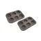 Набір форм для випічки мафінів Bergner Bakeware lovers 2 предмети (BG-37197-CO)