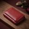 Компактний гаманець зручного формату із натуральної шкіри ST Leather 23077 бордовий