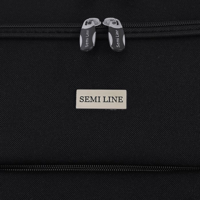 Валіза Semi Line 24" (M) Black (T5676-2)