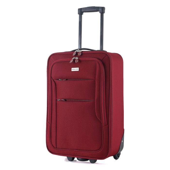 Валіза Semi Line 20" (S) Burgundy (T5678-1)