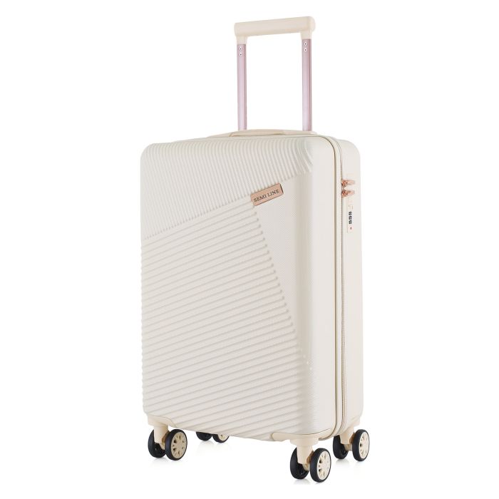 Чемодан Semi Line 20" (S) Ecru (T5757-2)