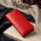 Жіночий гаманець із монетницею на клямці ST Leather 18957 червоний