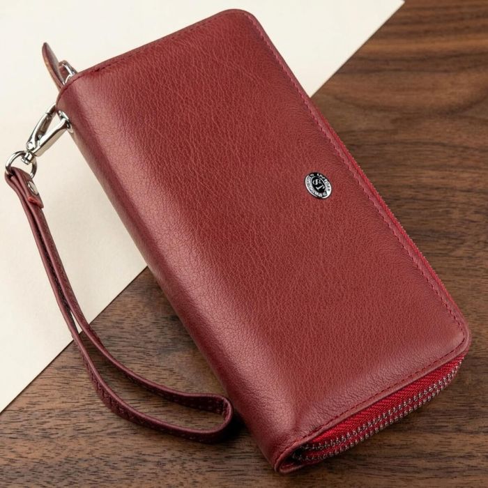Багатофункціональний гаманець-клатч ST Leather 18868 червоний